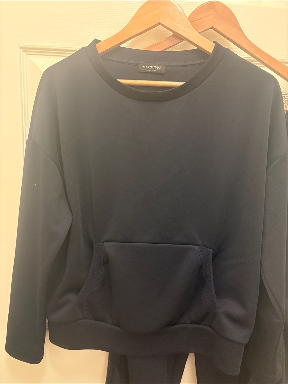 Margittes Navy Blue Men's Crewneck Sweatshirt